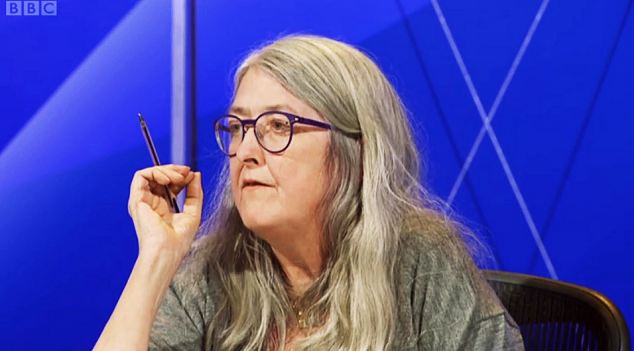 Mary Beard on Question Time